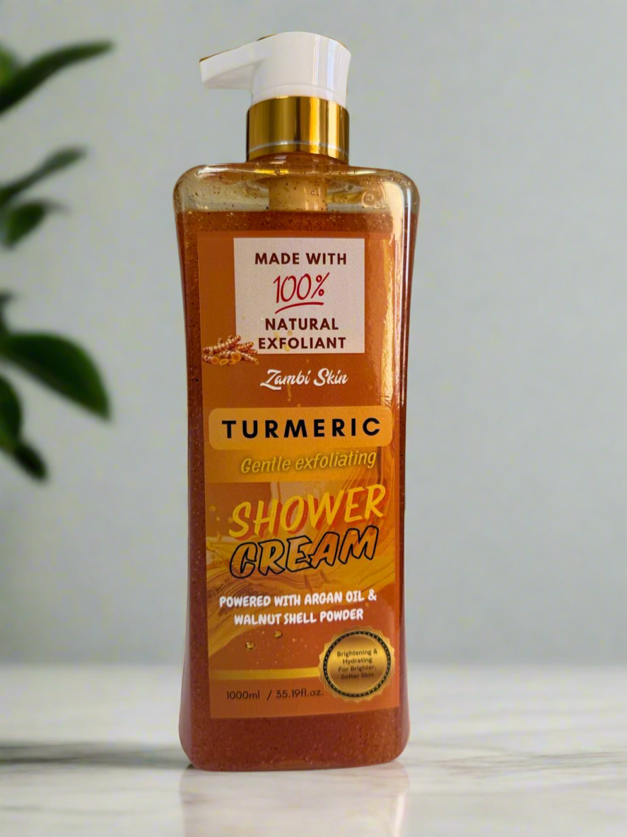 TURMERIC SHOWER CREAM + free shower loofah