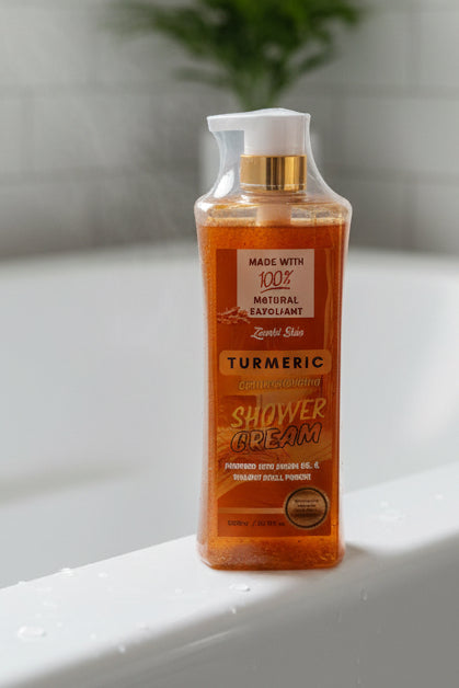 TURMERIC SHOWER CREAM + free shower loofah