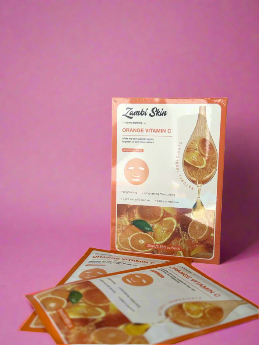 VITAMIN C SHEET FACE MASK-5pcs